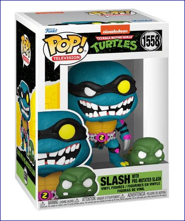 TMNT Tortues Ninja Pop S4 Slash & Pre-Mutated Turtle Slash