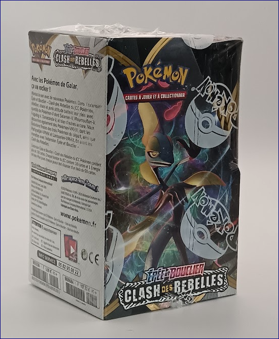 Demi Display de 18 Boosters Pokémon Clash des Rebelles EB 02