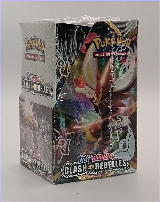 Demi Display de 18 Boosters Pokémon Clash des Rebelles EB 02