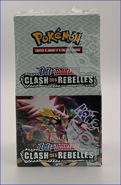 Demi Display de 18 Boosters Pokémon Clash des Rebelles EB 02