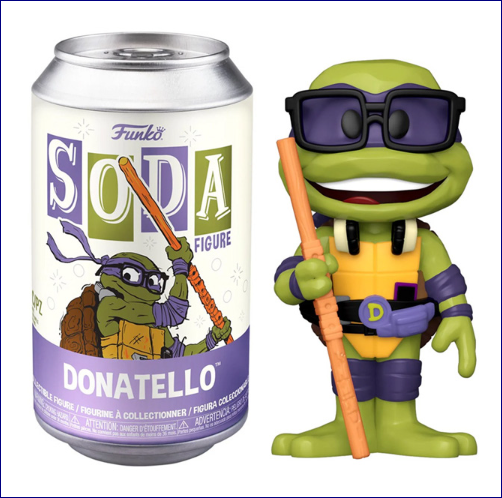 TMNT Tortues Ninja Vinyl Soda Donatello