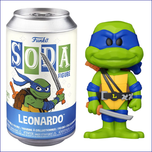 TMNT Tortues Ninja Vinyl Soda Leonardo