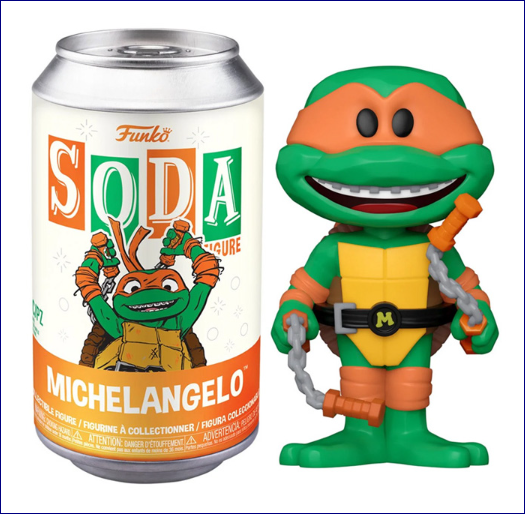 TMNT Tortues Ninja Vinyl Soda Michelangelo