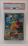 Pikachu 001/SV-P PSA 9